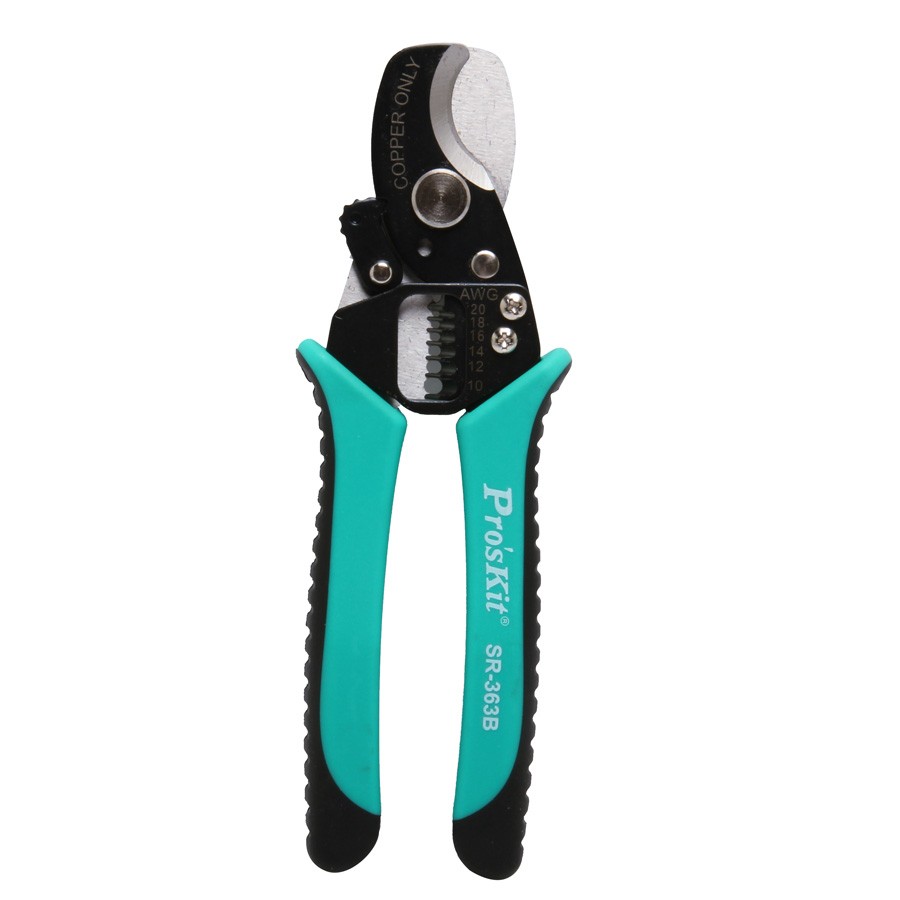 2 in 1 Round Cable Cutter &Stripper (168mm) (SR-363B)