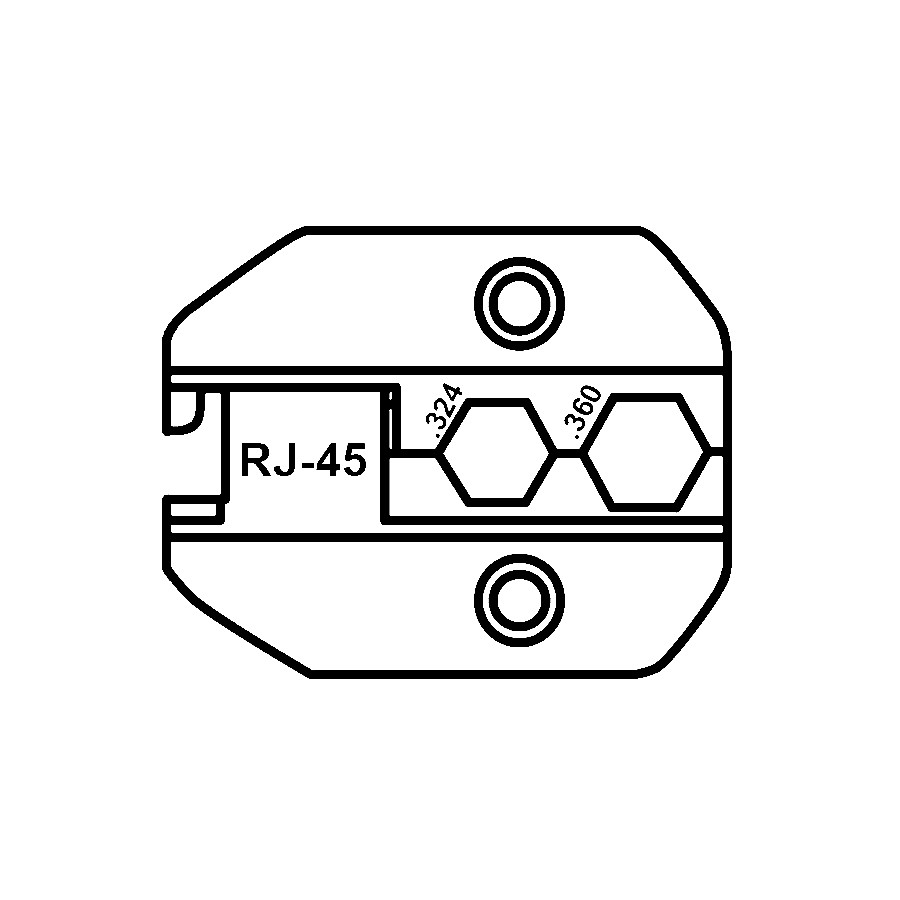 Quad Shield CATV "F" Connectors(1PK-3003D25)