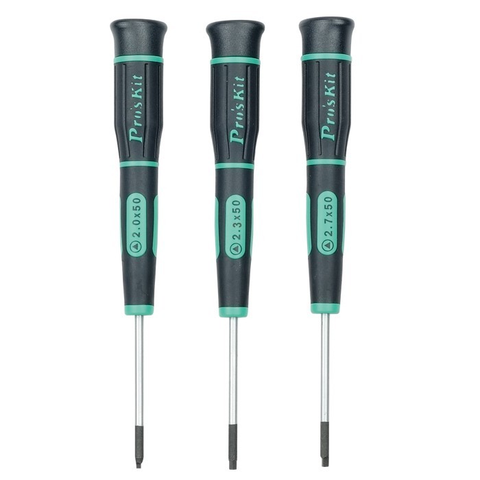 3Pcs Triangle Precision Screwdriver Set(SD-081F)