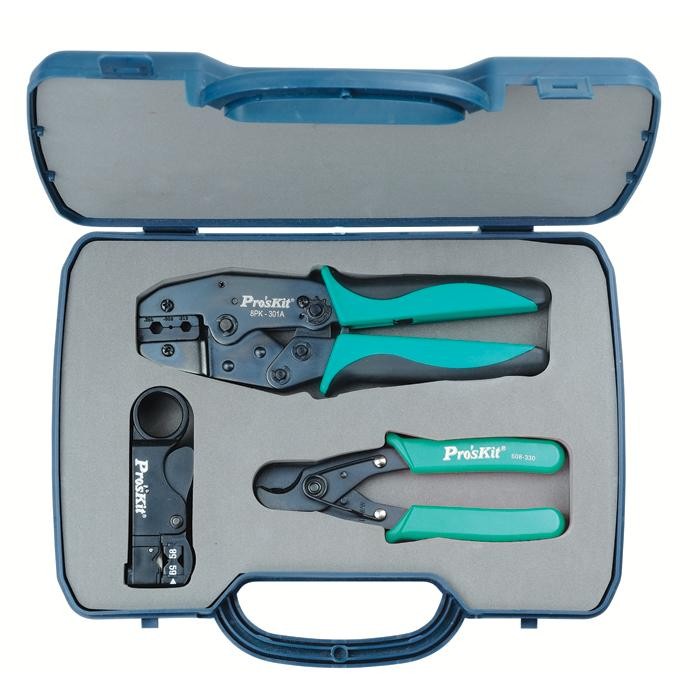 Coaxial Crimping Tool Kit (6PK-3010)